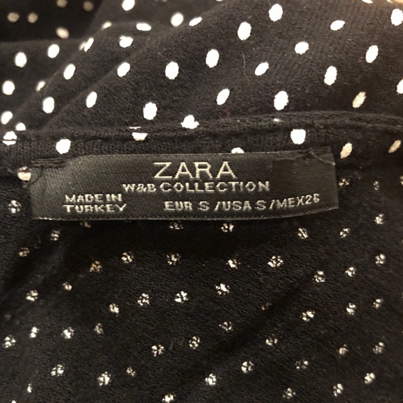 ***SOLD**Zara polka dot top - Picture 3 of 3